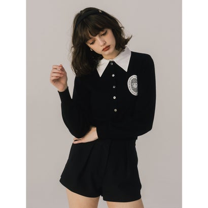 MEDALLION KNIT CARDIGAN （BROWN）｜詳細画像