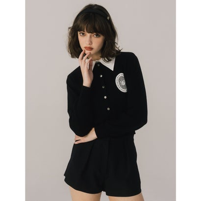 MEDALLION KNIT CARDIGAN （BROWN）｜詳細画像