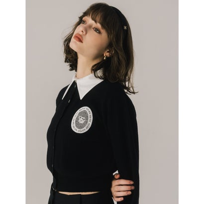 MEDALLION KNIT CARDIGAN （BROWN）｜詳細画像