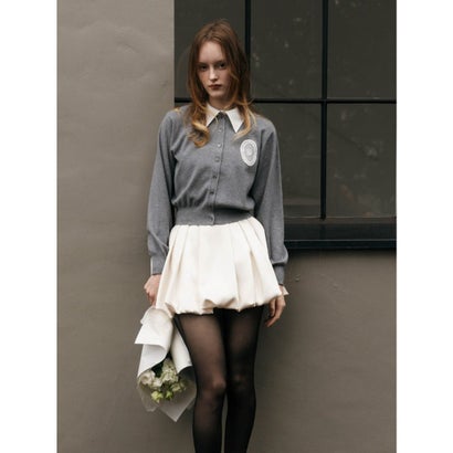 MEDALLION KNIT CARDIGAN （BLACK）｜詳細画像