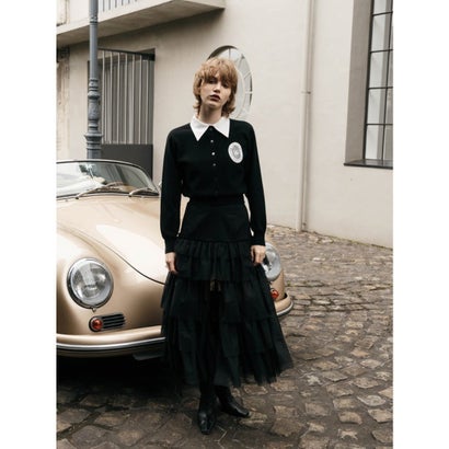 MEDALLION KNIT CARDIGAN （GREY）｜詳細画像