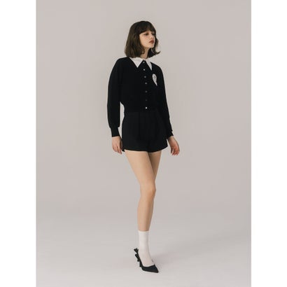 MEDALLION KNIT CARDIGAN （GREY）｜詳細画像