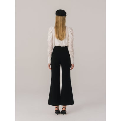 STITCH BOW TIE BLOUSE （WHITE）｜詳細画像