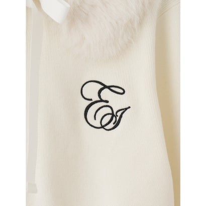 FUR TIPPET CARDIGAN （GRY）｜詳細画像