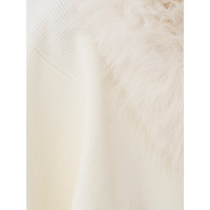 FUR TIPPET CARDIGAN （BLK）｜詳細画像
