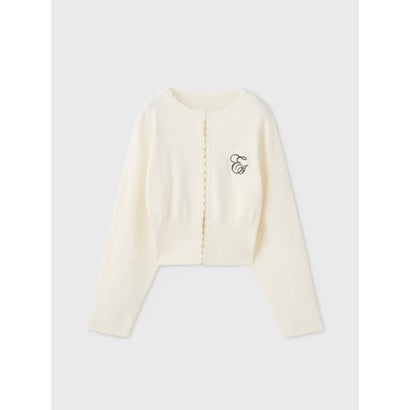 FUR TIPPET CARDIGAN （WHT）｜詳細画像