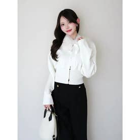 FUR TIPPET CARDIGAN （WHT）