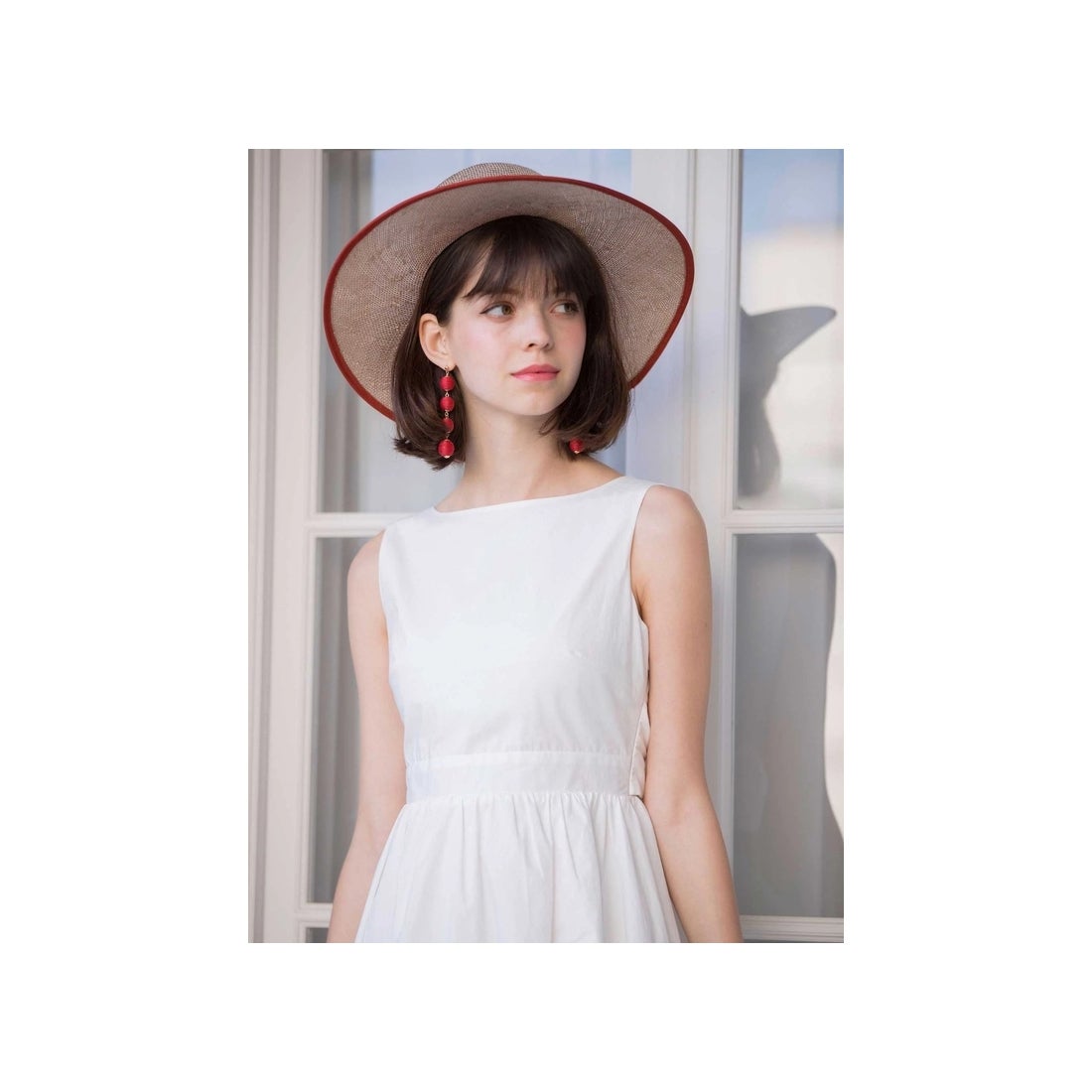 EIMY ISTOIRE eimy istoire バックリボンフレアワンピース イエロー 