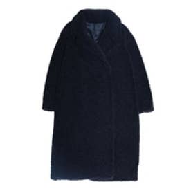 EIMY ISTOIRE eimy istoire ロングボアコート ブラウン -ファッション 