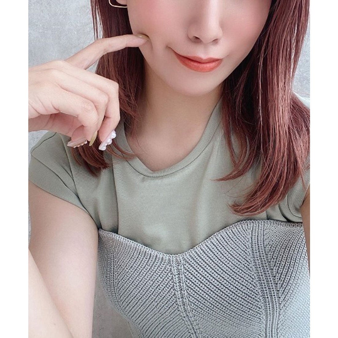 EIMY ISTOIRE エイミーイストワール eimy istoire ニットビスチェ eimy istoire ニットビスチェセットノースリーブTシャツ