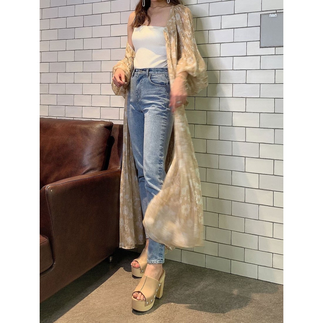 EIMY ISTOIRE エイミーイストワール eimy istoire Rona flower シアー