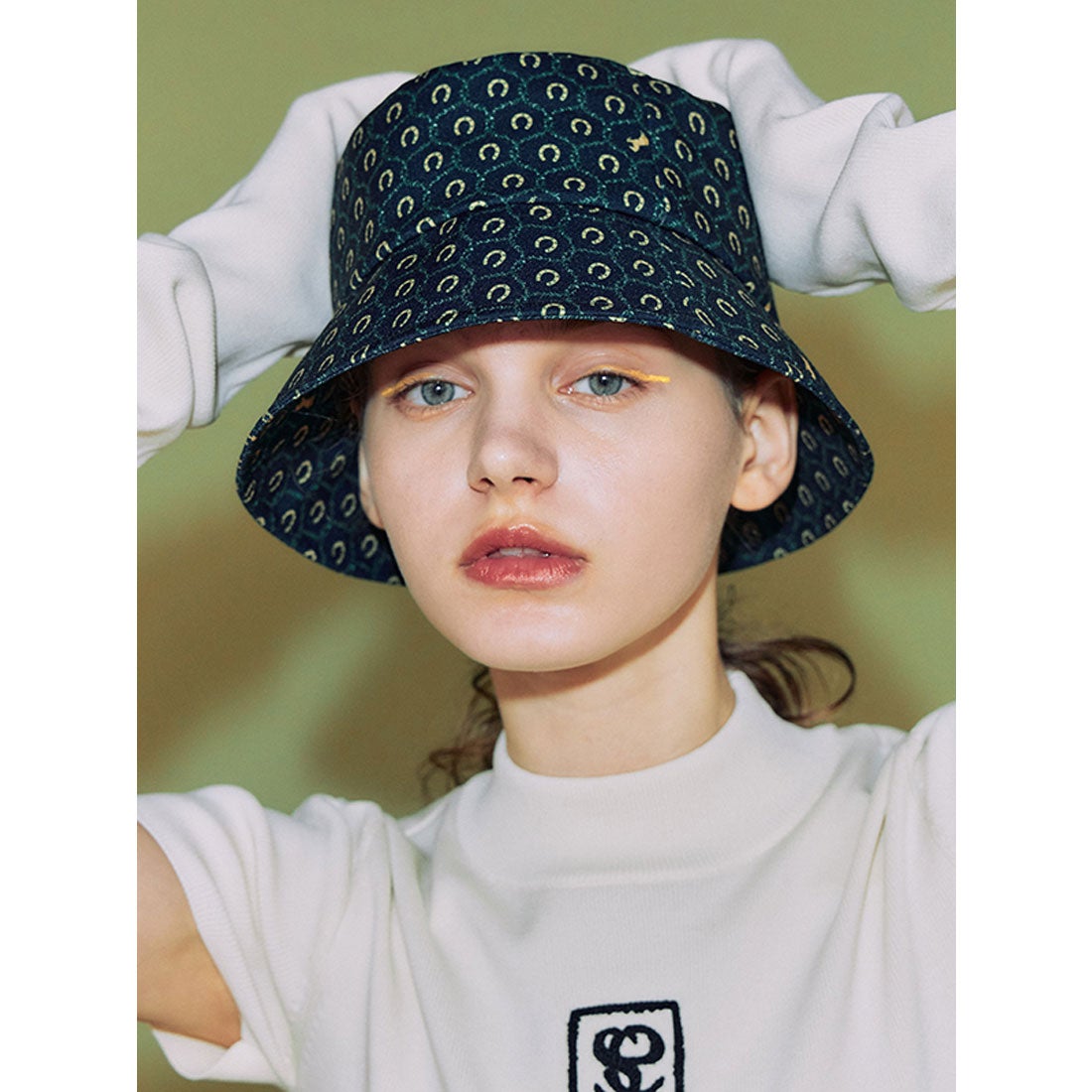 エイミーイストワール EIMY ISTOIRE Horseshoe print バケットハット