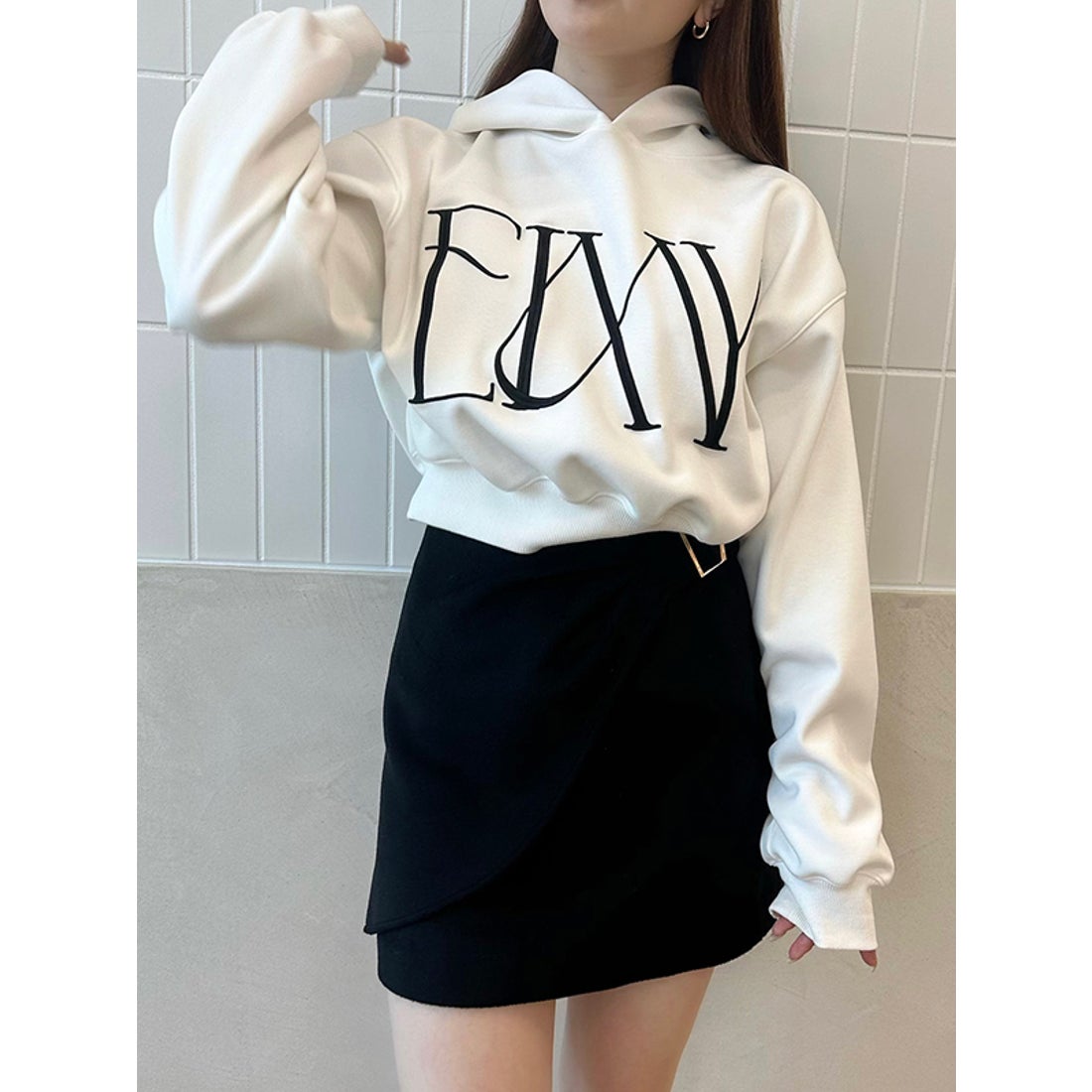 エイミーイストワール EIMY ISTOIRE EIMYロゴボンディングフーディー 