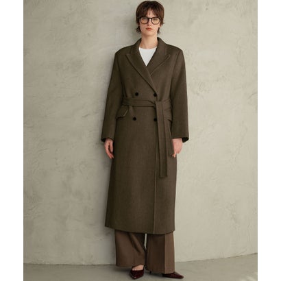 【2026AW】【上質ウール70％】ロング丈 チェスターコート （カーキ）｜詳細画像
