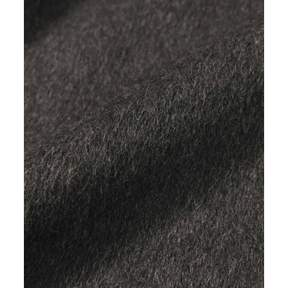 【2026AW】【上質ウール70％】スタンドカラー ロングコート （チャコールグレー）｜詳細画像