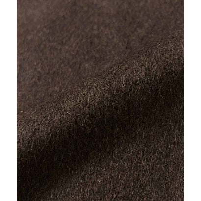 【2026AW】【M～Lサイズ展開】【上質ウール70％】ステンカラー ロング丈 コート （ブラウン）｜詳細画像