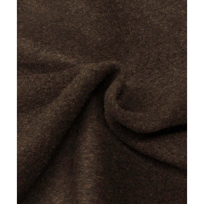 エルフランク ELFRANK 【2026AW】【上質ウール70％】ストールカラーベルト付きミドル丈コート ウールコート （ブラウン）｜詳細画像
