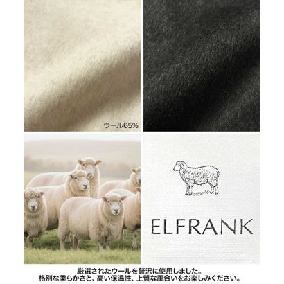 【2026AW】【M～Lサイズ展開】【上質ウール65％ / 2サイズ展開】大人の洗練ショートウールコート （ブラック）｜詳細画像