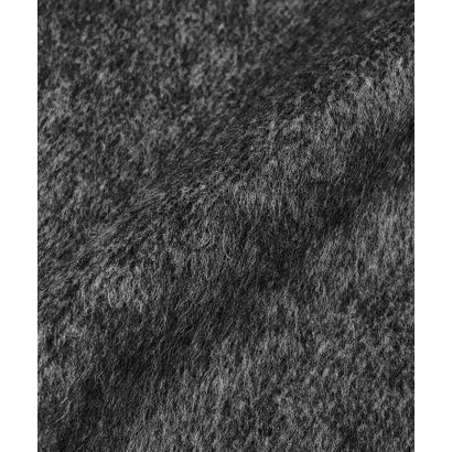 エルフランク ELFRANK 【2026AW】【上質ウール70％】ビッグカラーベルト付きミドルコート ハーフコート （グレー）｜詳細画像
