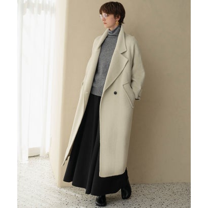 エルフランク ELFRANK 【2026AW】【ウール65％仕立て】ラグランスリーブダブルブレストロングチェスターコート （ライトベージュ）｜詳細画像