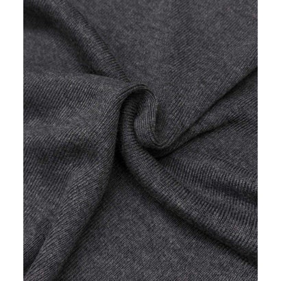 エルフランク ELFRANK 【2026AW】【2点セット / 2WAY】ウール混リブニットケープ×ノースリーブトップス アンサンブル （グレー）｜詳細画像