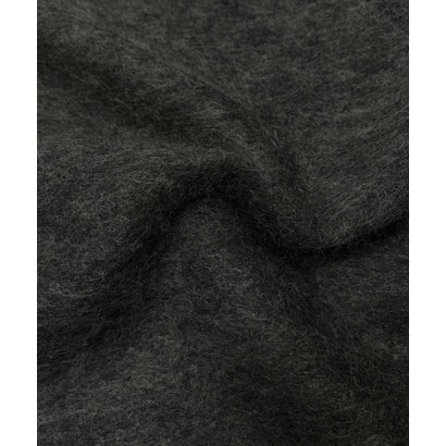 エルフランク ELFRANK 【2026AW】【天然素材100％ / 極上ウールシルク】スタンドネックジップアップシャギーブルゾン （ブラック）｜詳細画像