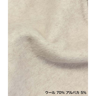 【2026AW】【S～Mサイズ展開】【ダウン90％使用 / 希少アンゴラ混】スタンドカラーショート丈ジップアップブルゾン （アイボリー）｜詳細画像