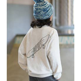 トレーナー スウェット キッズ 子供 ロゴ バックプリント （WHH）