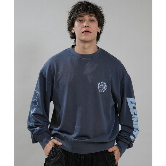 トレーナー スウェット メンズ 裏毛 TIGER CREW （SNV）