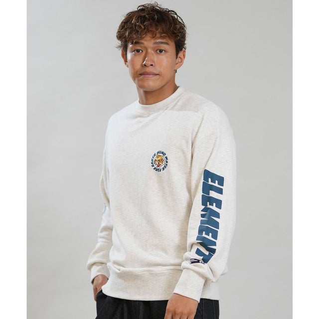トレーナー スウェット メンズ 裏毛 TIGER CREW （WHH）