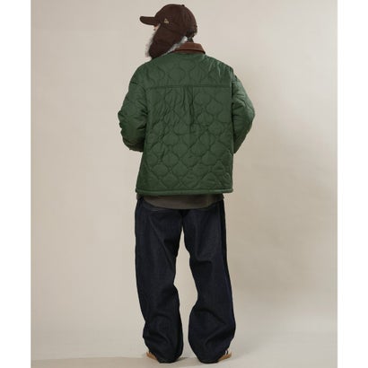 ジャケット メンズ ワンポイント ロゴ PLAID PUFF （FBK）｜詳細画像