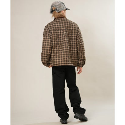 ジャケット メンズ ワンポイント ロゴ PLAID PUFF （FNT）｜詳細画像