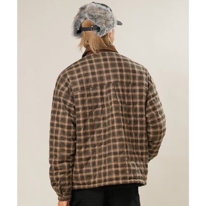 ジャケット メンズ ワンポイント ロゴ PLAID PUFF （FNT）｜詳細画像