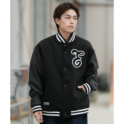 エレメント ELEMENT ジャケット メンズ バックプリント ロゴ VARSITY STADIUM （WBK）｜詳細画像