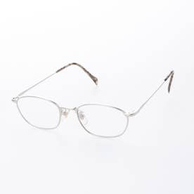 メガネ 眼鏡 アイウェア レディース メンズ （マットシルバー）