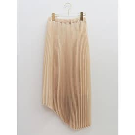 asymmetry chiffon skirt （offwhite）