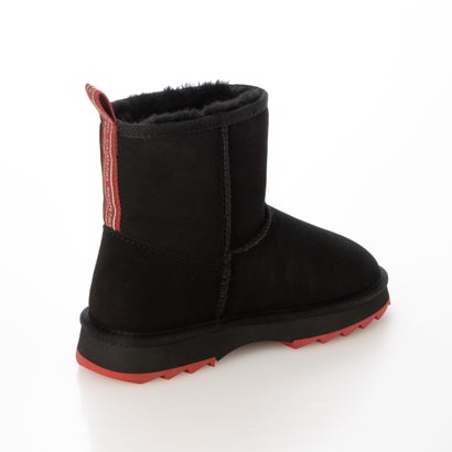 Sharky Mini ムートンブーツ （Black/Cherry）｜詳細画像
