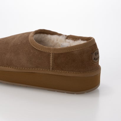 Platform Pico Wool ファースリッポン （Chestnut）｜詳細画像