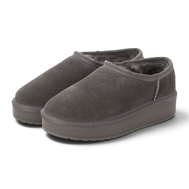Platform Pico Wool ファースリッポン （Charcoal）