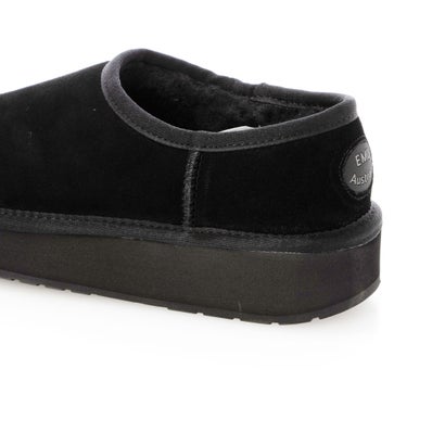 Platform Pico Wool ファースリッポン （Black）｜詳細画像