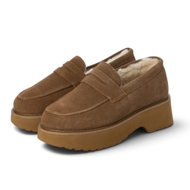 レディース ローファー 厚底 EVELYN CLOG W13395 （ブラウン）