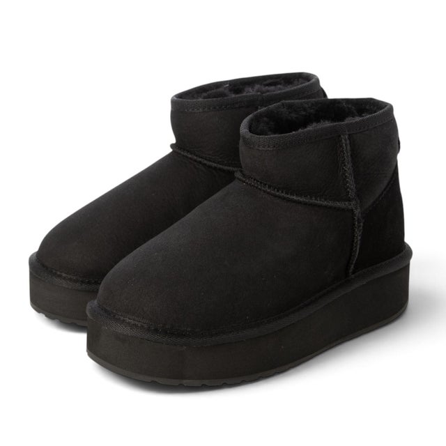 レディース ブーツ ムートン 厚底 Stinger Micro Flatform 2.0 W13296 （ブラック）