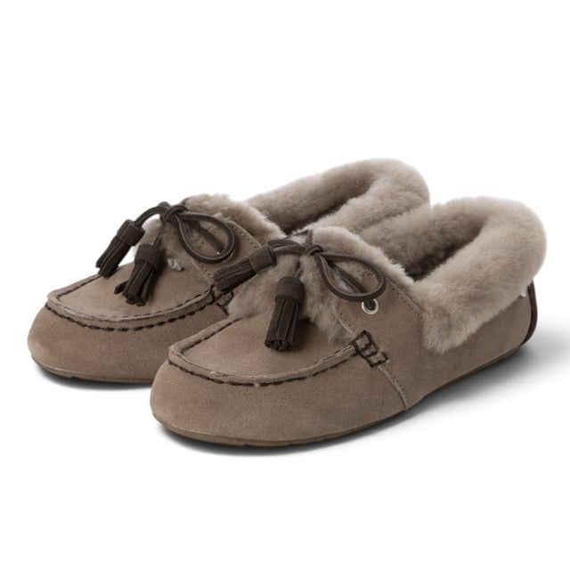 レディース モカシン ムートン Martina W13363 （ベージュ）