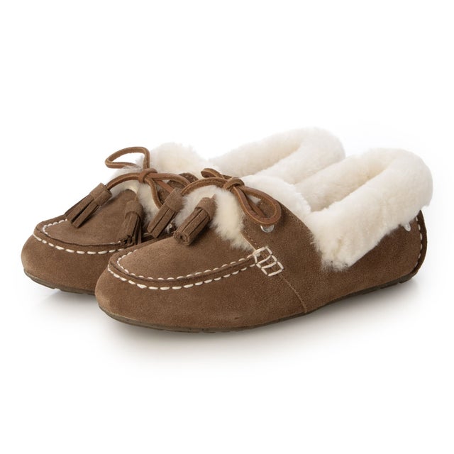 レディース モカシン ムートン Martina W13363 （ブラウン）