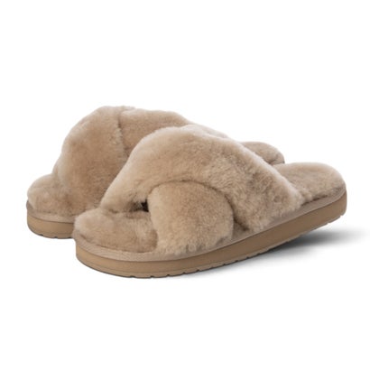 レディース ファーサンダル Kendall Comfort W13236 （ブラウン）｜詳細画像