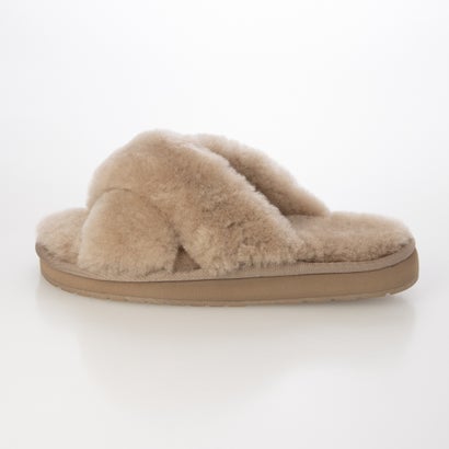 レディース ファーサンダル Kendall Comfort W13236 （ブラウン）｜詳細画像