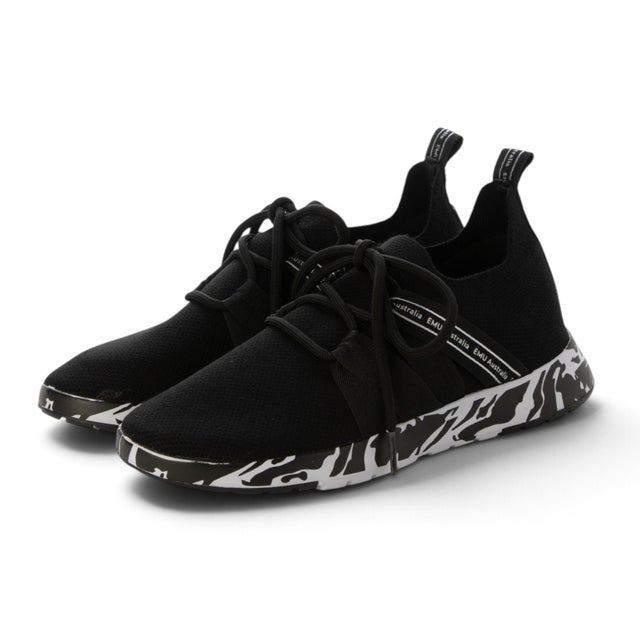 Leura Swirl ウールスニーカー （Black）
