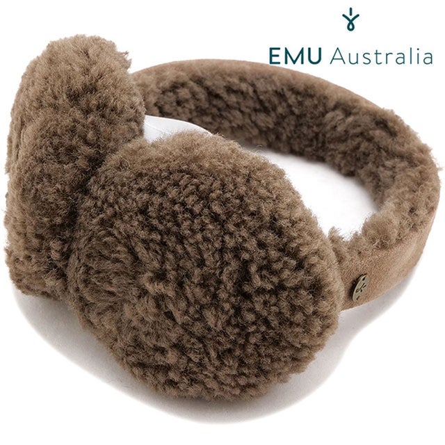 Australia ANGAHOOK TEDDY EARMUFFS Mushroom [W7023] （Mushroom）
