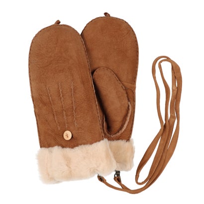 レディース ミトン 手袋 Montana Mittens W7019 （ブラウン）｜詳細画像