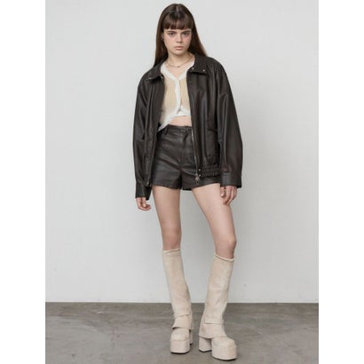 エモダ EMODA 【WEB限定カラーあり】フレアカバーベルトブーツ （アイボリー）｜詳細画像